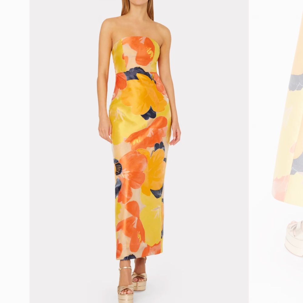 MILLY Orion Summer Jacquard Dress in Multi
